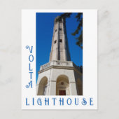 Volta Lighthouse Brunate Lake Como Italien Postkarte (Vorderseite)