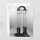 Voltaic pile made for Jacques Alexandre Charles Postkarte (Vorne/Hinten)