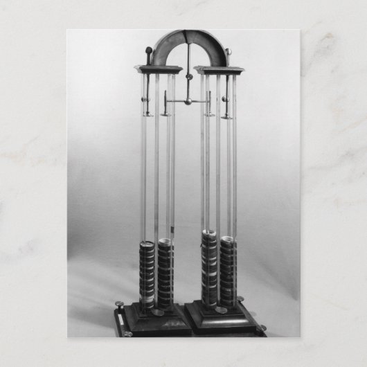 Voltaic pile made for Jacques Alexandre Charles Postkarte (Vorderseite)