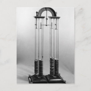 Voltaic pile made for Jacques Alexandre Charles Postkarte