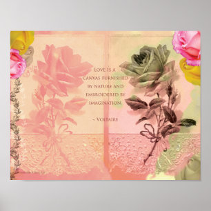 Voltaire, 14" x 11" - Archivmatte-Poster Poster