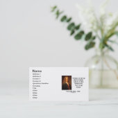 Voltaire Arbeit Rette uns von drei großen Welpen Visitenkarte (Stehend Vorderseite)