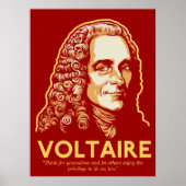 Voltaire Customizable Print Poster (Vorne)