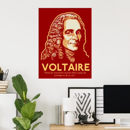 Voltaire Customizable Print Poster (Heimbüro)