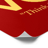 Voltaire Customizable Print Poster (Ecke)