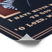 Voltaire - Gebet Poster (Ecke)