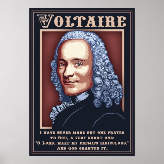 Voltaire - Gebet Poster (Vorne)