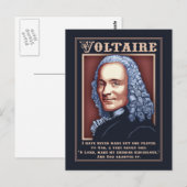 Voltaire - Gebet Postkarte (Vorne/Hinten)