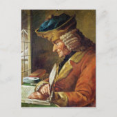 Voltaire in seiner Studie Postkarte (Vorderseite)
