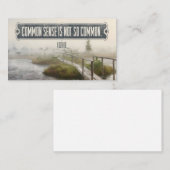 Voltaire inspirierendes Zitat "Gesunder Menschenve Mitteilungskarte (Vorne/Hinten)