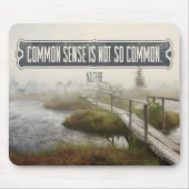 Voltaire inspirierendes Zitat "Gesunder Menschenve Mousepad (Vorne)