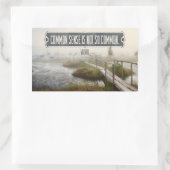 Voltaire inspirierendes Zitat "Gesunder Menschenve Rechteckiger Aufkleber (Tasche)