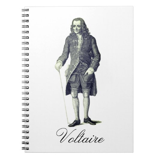 Voltaire Notizblock (Vorderseite)