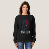 Voltaire Philosopher Enlightenment Humanistic Phil Sweatshirt (Vorne ganz)