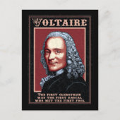 Voltaire Postkarte (Vorderseite)