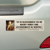 Voltaire_Quote _03 Autoaufkleber (Auf Auto)