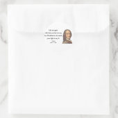 Voltaire Quote 1b Runder Aufkleber (Tasche)