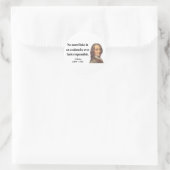 Voltaire Quote 6b Runder Aufkleber (Tasche)