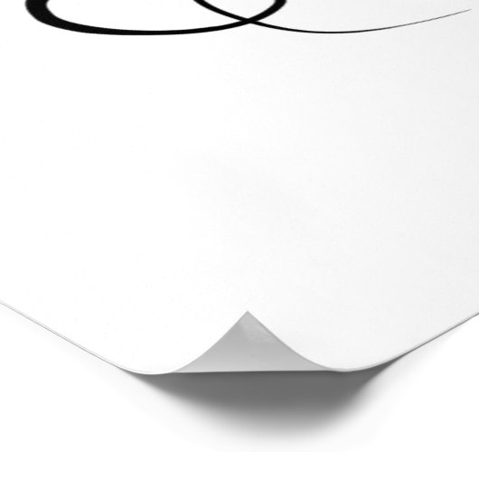 Voltaire Quote (B&W) Poster (Ecke)