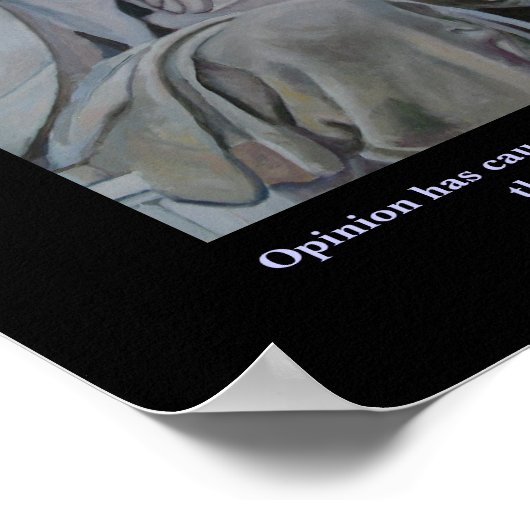 Voltaire Quote - Poster (Ecke)