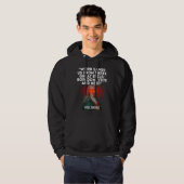 Voltaire Quote Work Saves Us From Three Great Evil Hoodie (Vorne ganz)