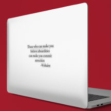 Voltaire Warning Zitat