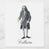 Voltaire Weinetikett (Einzelnes Label)