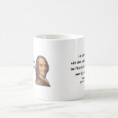 Voltaire Zitat 1b Kaffeetasse (Mittel)