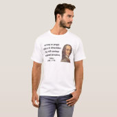 Voltaire Zitat 2b T-Shirt (Vorne ganz)