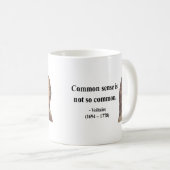 Voltaire Zitat 3b Kaffeetasse (VorderseiteRechts)
