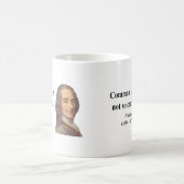 Voltaire Zitat 3b Kaffeetasse (Mittel)
