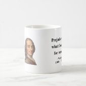 Voltaire Zitat 4b Kaffeetasse (Mittel)