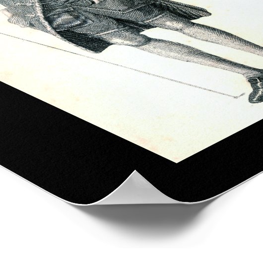 Voltaire Zitat - Kunstposter Poster (Ecke)