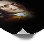 Voltaire-Zitat über Absurditäten und Gräueltaten Poster (Ecke)