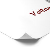 Voltaire-Zitat über die Kontrollen, die Sie Poster (Ecke)