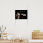 Voltaire-Zitat über Narren Poster (Küche)