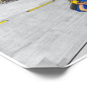 Voltz City Hall in Perspektive Poster (Ecke)