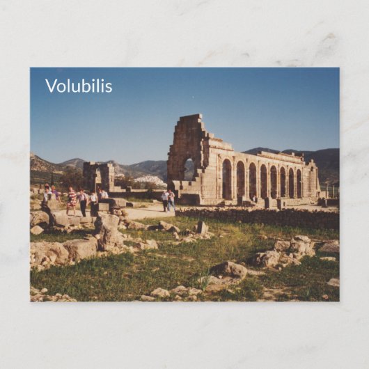 Volubilis - Marokko Postkarte (Vorderseite)