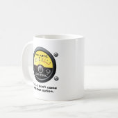 Volume Kontrolle Funny Mug Kaffeetasse (Vorderseite Links)