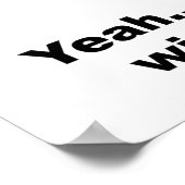 Volume Kontrolle Funny Poster (Ecke)