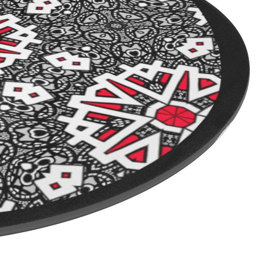 Volume sixteen's kaleidoscope art nine schneidebrett (Ecke)