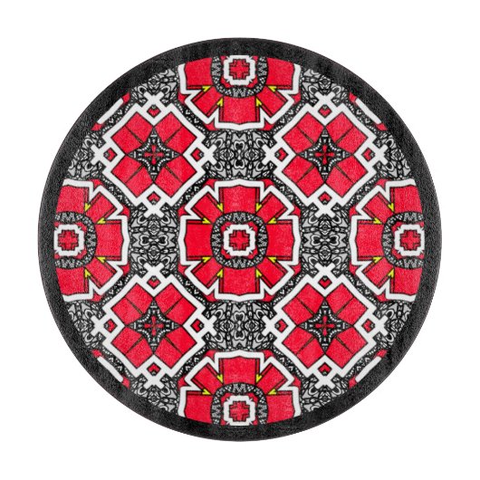 Volume sixteen's kaleidoscope art seven schneidebrett (Vorderseite)