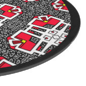 Volume sixteen's kaleidoscope art sixteen schneidebrett (Ecke)