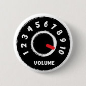 Volumeknop regelaar, geluid-Strekte knop. Gitaar. Button (Vorderseite)