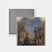 Volumnia vor Coriolanus, 1643 Magnet (Vorderseite/Rückseite)