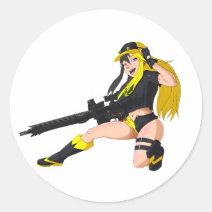 Voluncap-Aufkleber Runder Aufkleber