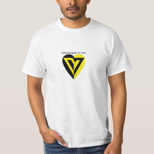 Voluntaryism ist Liebe - T - Shirt (Vorderseite)