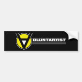 Voluntaryist Autoaufkleber (Vorne)