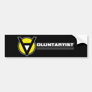 Voluntaryist Autoaufkleber