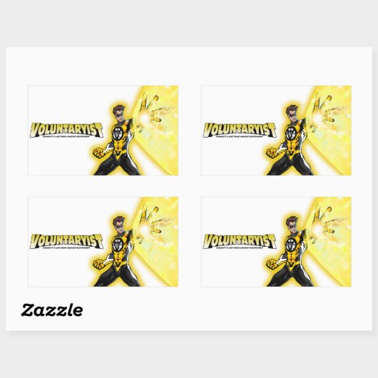 Voluntaryist Blast Sticker (Blatt)